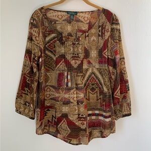 Lauren Ralph Lauren Southwestern Tunic